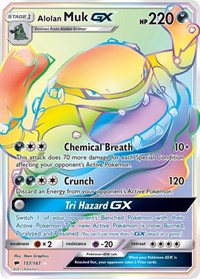 Alolan Muk GX (Secret) (157/147) [SM Burning Shadows]
