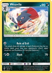 Weavile (86/147) [SM Burning Shadows]