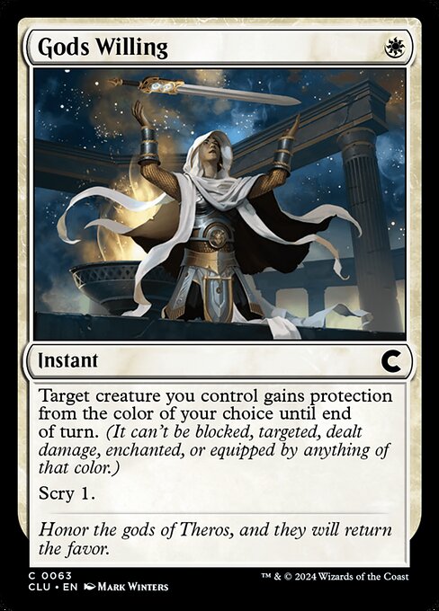 Gods Willing (63) [Ravnica: Clue Edition]