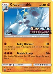 Crabominable - SM47 (Prerelease) [Staff] (SM47) [SM Promos]