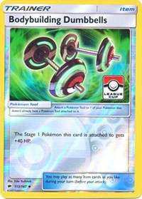 Bodybuilding Dumbbells - 113/147 (League Cup) (113/147) [League and Championship Cards]