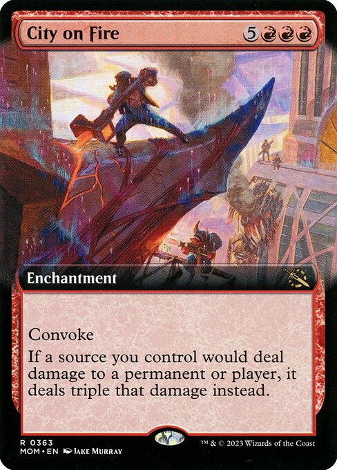 City on Fire (363) [March of the Machine] [Extended Art]