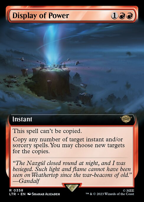 Display of Power (358) [The Lord of the Rings: Tales of Middle-earth] [Extended Art]