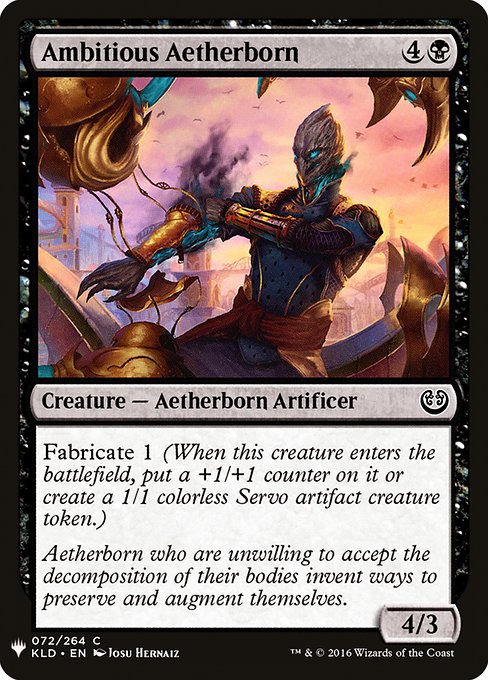 Ambitious Aetherborn (KLD-72) [The List]