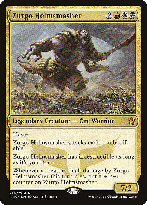 Zurgo Helmsmasher (214) [Khans of Tarkir]
