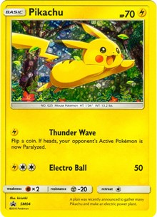 Pikachu - SM04 (General Mills) (SM04) [Miscellaneous Cards and Products]