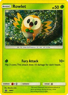 Rowlet - SM01 (General Mills Promo) (SM01) [Miscellaneous Cards and Products]