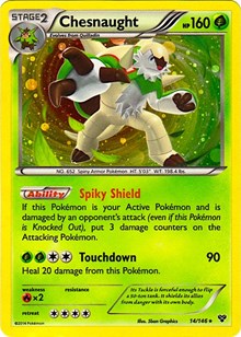 Chesnaught - 14/146 (Cosmos Holo) (014/146) [Blister Exclusives]
