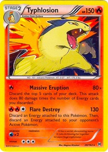 Typhlosion - 20/162 (Cosmos Holo) (020/162) [Blister Exclusives]