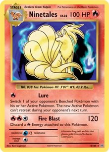 Ninetales - 15/108 (XY Evolutions) (Non-Holo) (015/108) [Deck Exclusives]