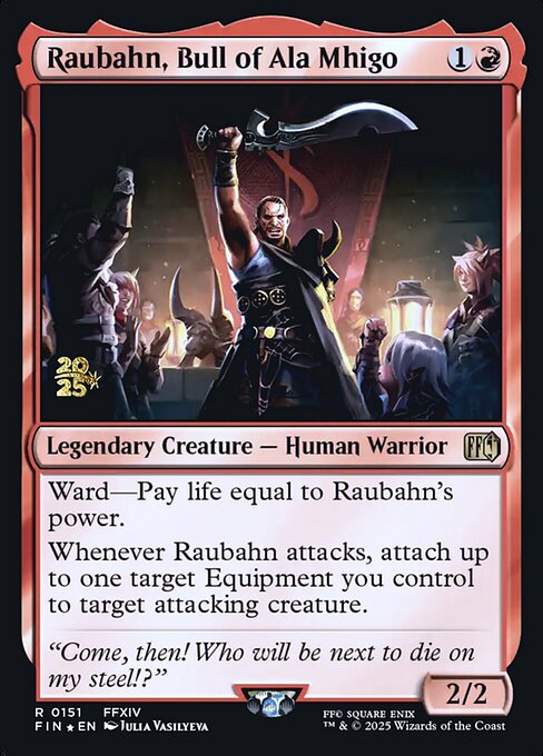 Raubahn, Bull of Ala Mhigo (151s) [Final Fantasy Promos]
