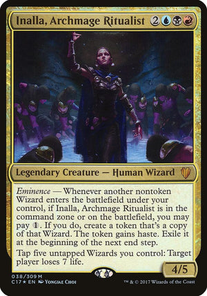 Inalla, Archmage Ritualist (Commander 2017) (38) [Oversize Cards]