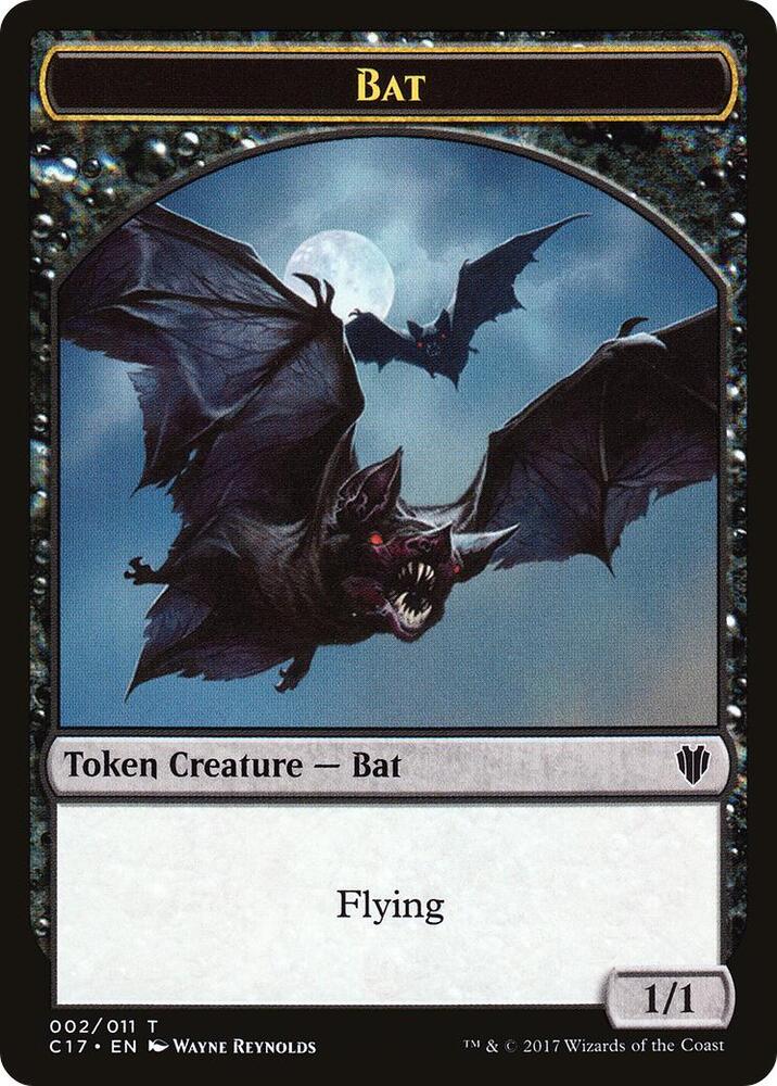 Bat // Vampire Double-Sided Token (2 // 4) [Commander 2017]