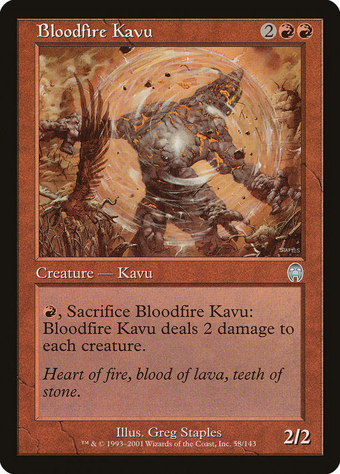 Bloodfire Kavu (58) [Apocalypse]