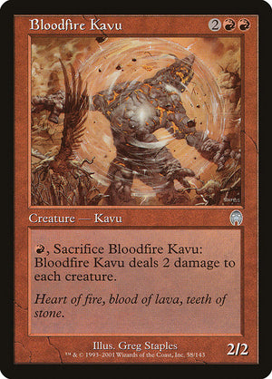 Bloodfire Kavu (58) [Apocalypse]