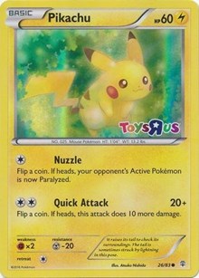 Pikachu - 26/83 (Toys R Us) (026/083) [Miscellaneous Cards and Products]