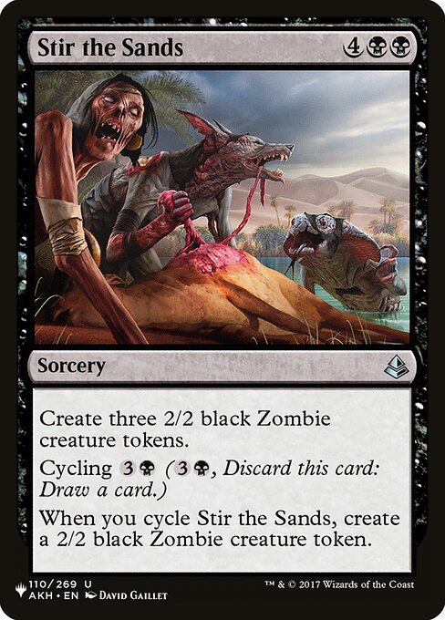 Stir the Sands (AKH-110) [The List]