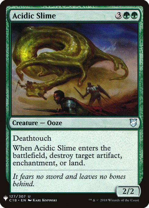 Acidic Slime (C18-127) [The List]
