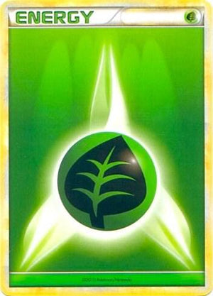 Grass Energy (2010 Unnumbered HGSS Style Non-Holo) [League and Championship Cards]