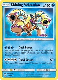 Shining Volcanion (27/73) [Shining Legends]