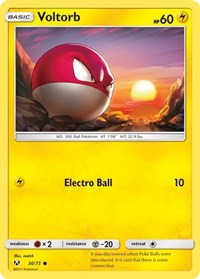 Voltorb (30/73) [Shining Legends]