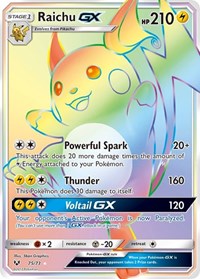 Raichu GX (Secret) (75/73) [Shining Legends]