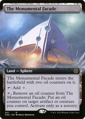 The Monumental Facade (401) [Phyrexia: All Will Be One] [Extended Art]