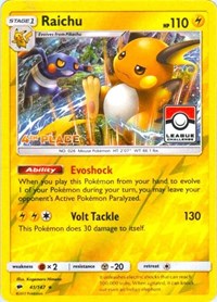 Raichu - 41/147 (League Challenge) [4th Place] (041/147) [League and Championship Cards]