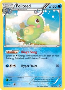 Politoed - 18/111 (Cosmos Holo) (018/111) [Miscellaneous Cards and Products]