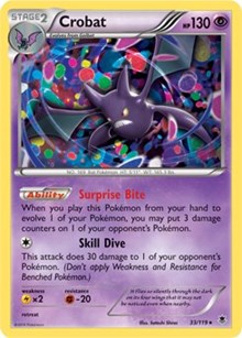 Crobat - 33/119 (Cosmos Holo) (033/119) [Miscellaneous Cards and Products]