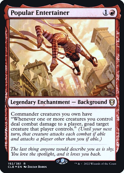 Popular Entertainer (192s) [Battle for Baldur's Gate Promos]