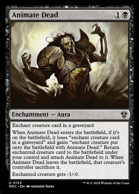 Animate Dead (125) [Murders at Karlov Manor Commander]