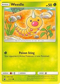 Weedle (1/111) [SM Crimson Invasion]