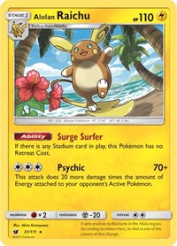 Alolan Raichu (31/111) [SM Crimson Invasion]