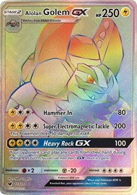 Alolan Golem GX (Secret) (113/111) [SM Crimson Invasion]
