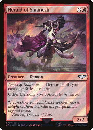 Herald of Slaanesh (77★) [Warhammer 40,000 Commander]