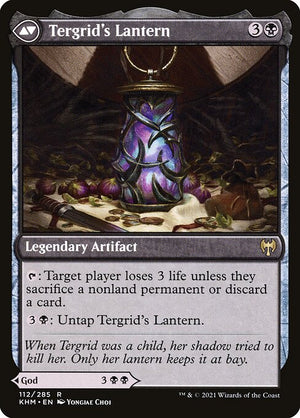 Tergrid, God of Fright // Tergrid's Lantern (112) [Kaldheim] Reverse