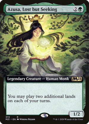 Azusa, Lost but Seeking (372) [Core Set 2021] [Extended Art]