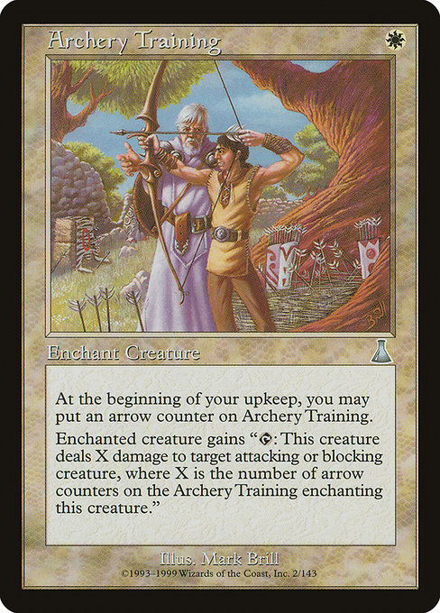 Archery Training (2) [Urza's Destiny]
