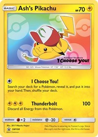 Ash's Pikachu - SM108 (SM108) [SM Promos]