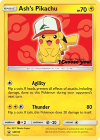 Ash's Pikachu - SM109 (SM109) [SM Promos]