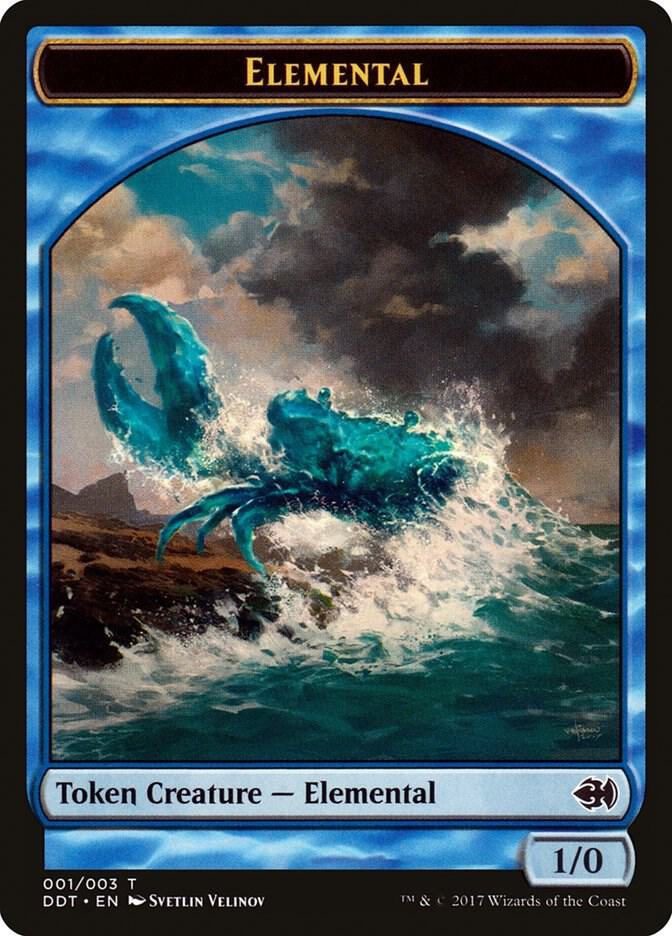 Elemental Token (1) [Duel Decks: Merfolk vs. Goblins]