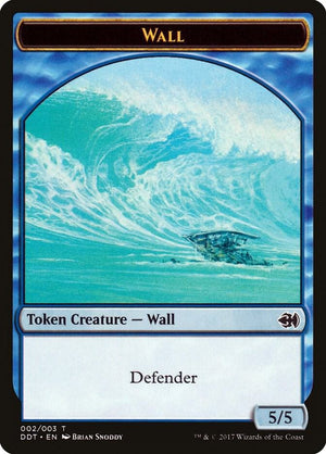 Wall Token (2) [Duel Decks: Merfolk vs. Goblins]