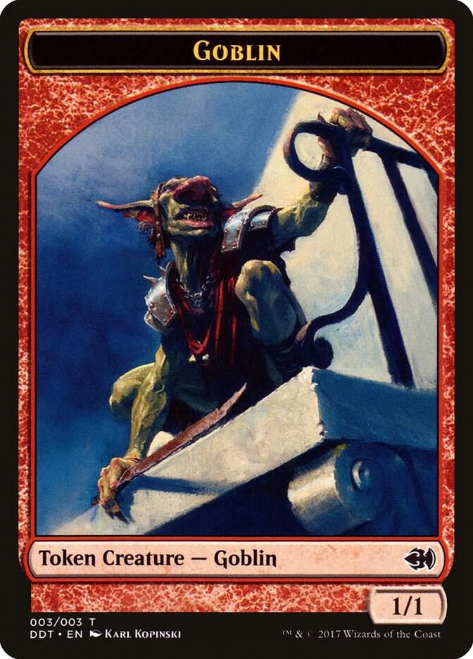 Goblin Token (3) [Duel Decks: Merfolk vs. Goblins]