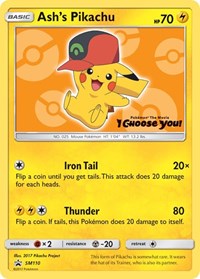 Ash's Pikachu - SM110 (SM110) [SM Promos]