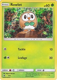 Rowlet - 1/12 (001/012) [McDonalds Promos 2017]