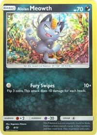 Alolan Meowth - 8/12 (008/012) [McDonalds Promos 2017]