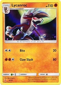 Lycanroc (#30 Holofoil) (30/30) [SM Trainer Kit Lycanroc and Alolan Raichu]