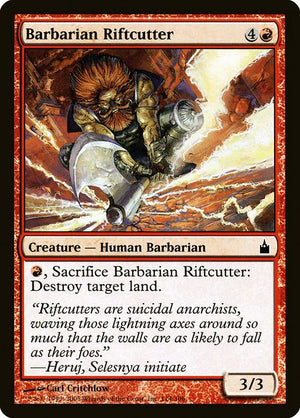 Barbarian Riftcutter (114) [Ravnica: City of Guilds]