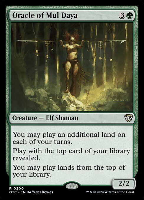 Oracle of Mul Daya (200) [Outlaws of Thunder Junction Commander]